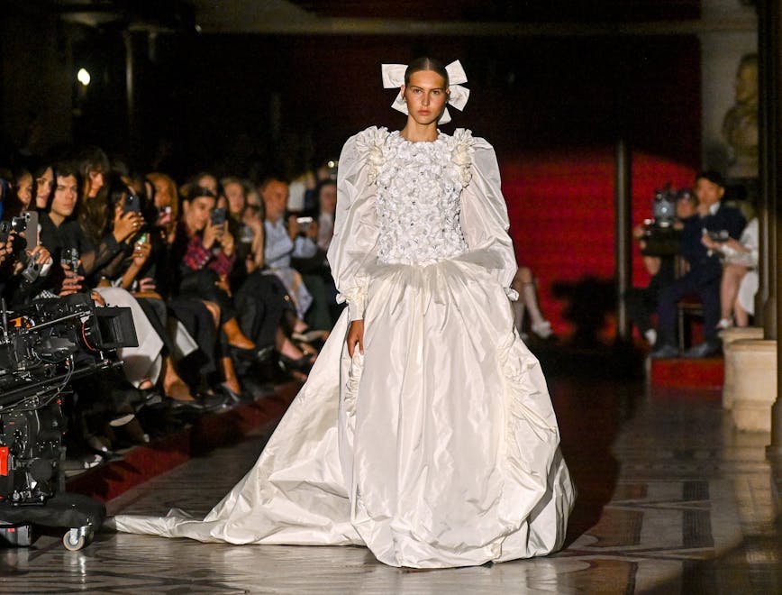 paris dress fashion formal wear gown adult bride female person woman wedding gown